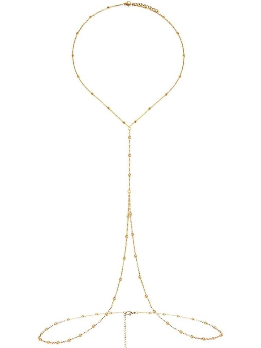 Stainless Steel Simple Chain Waist Body Jewelry for Women - Beach & Belly